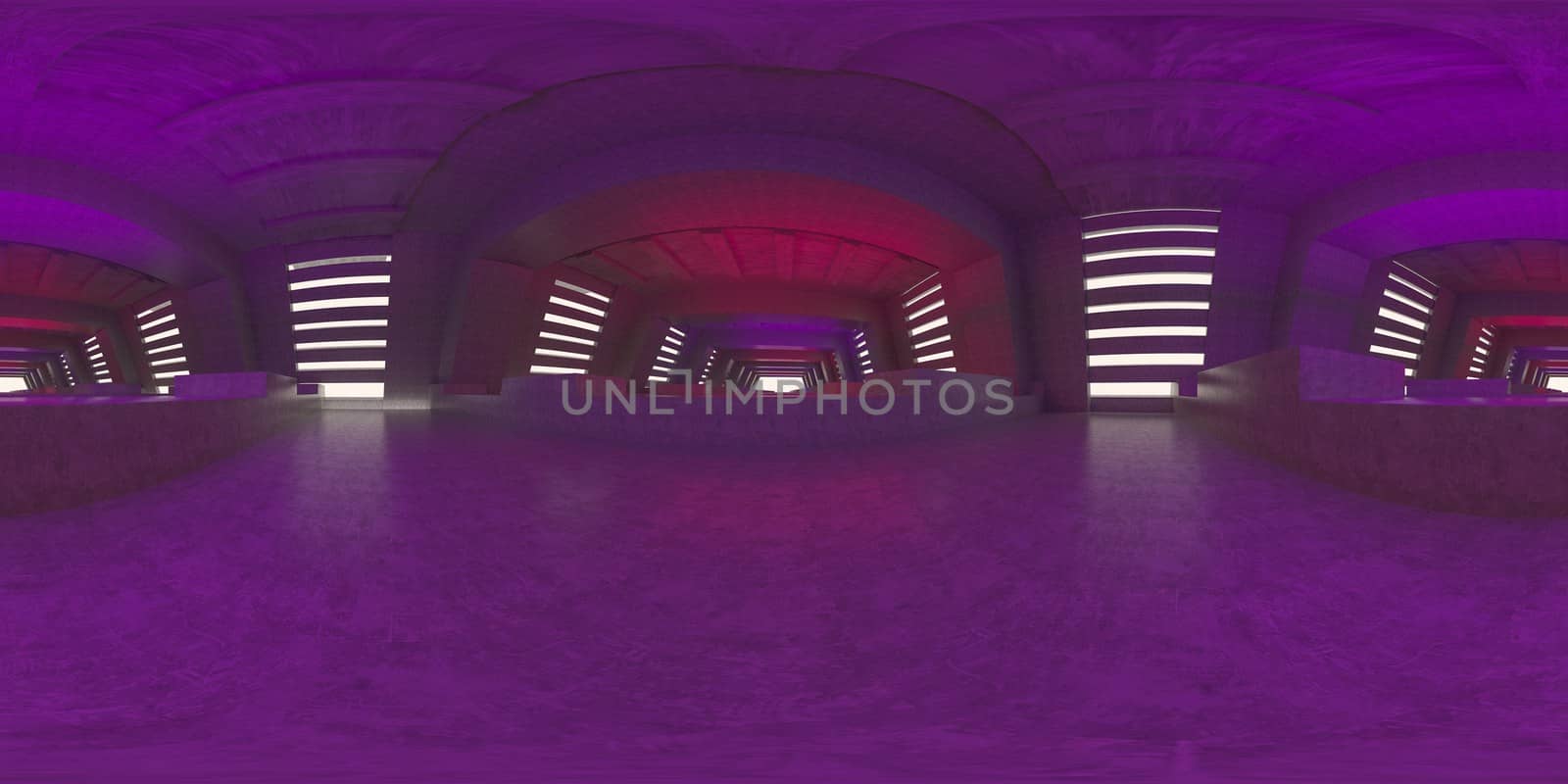 3d illustration, 3d rendering, vr 360 panorama abstract images of the geometry background