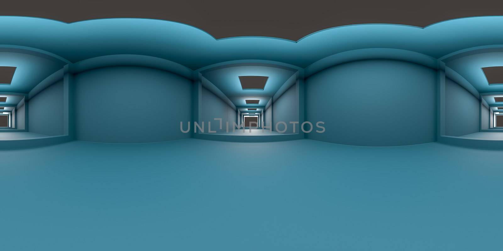 3d illustration, 3d rendering, vr 360 panorama abstract images of the geometry background