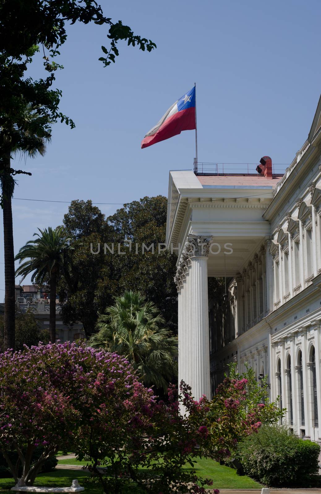 National Congress building in Santiago de Chile. by VictorSuarez