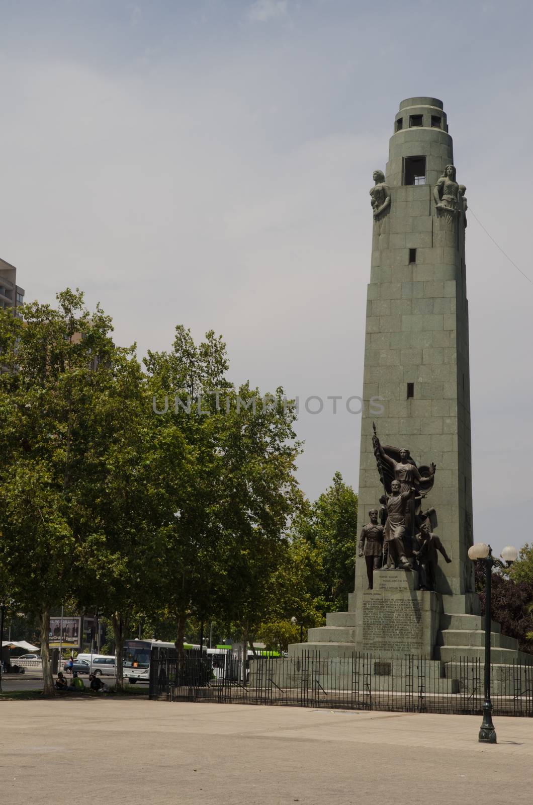 Iquique Naval Combat Monument in Santiago de Chile. by VictorSuarez