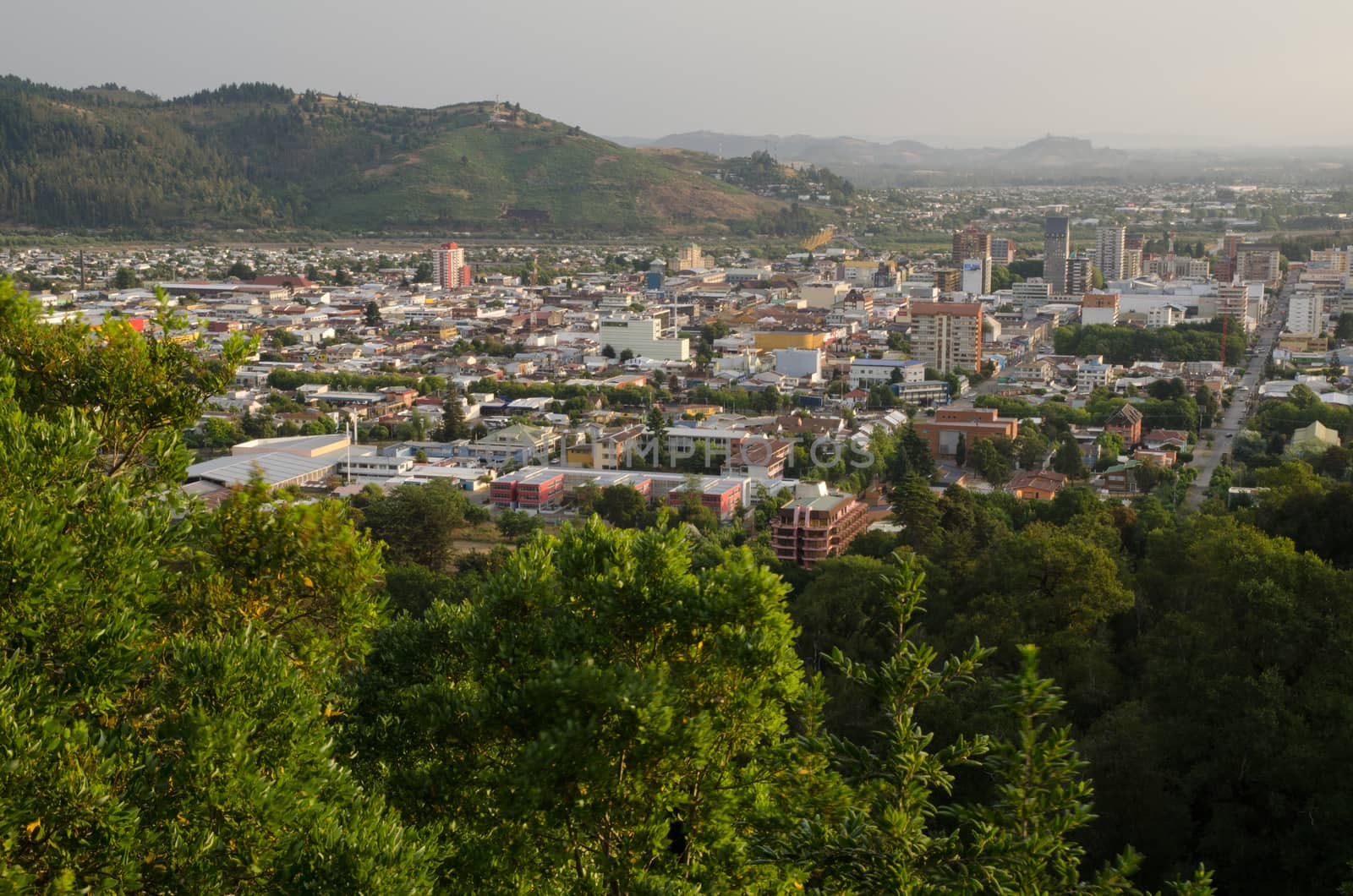 Temuco city view from the Cerro Nielol. by VictorSuarez