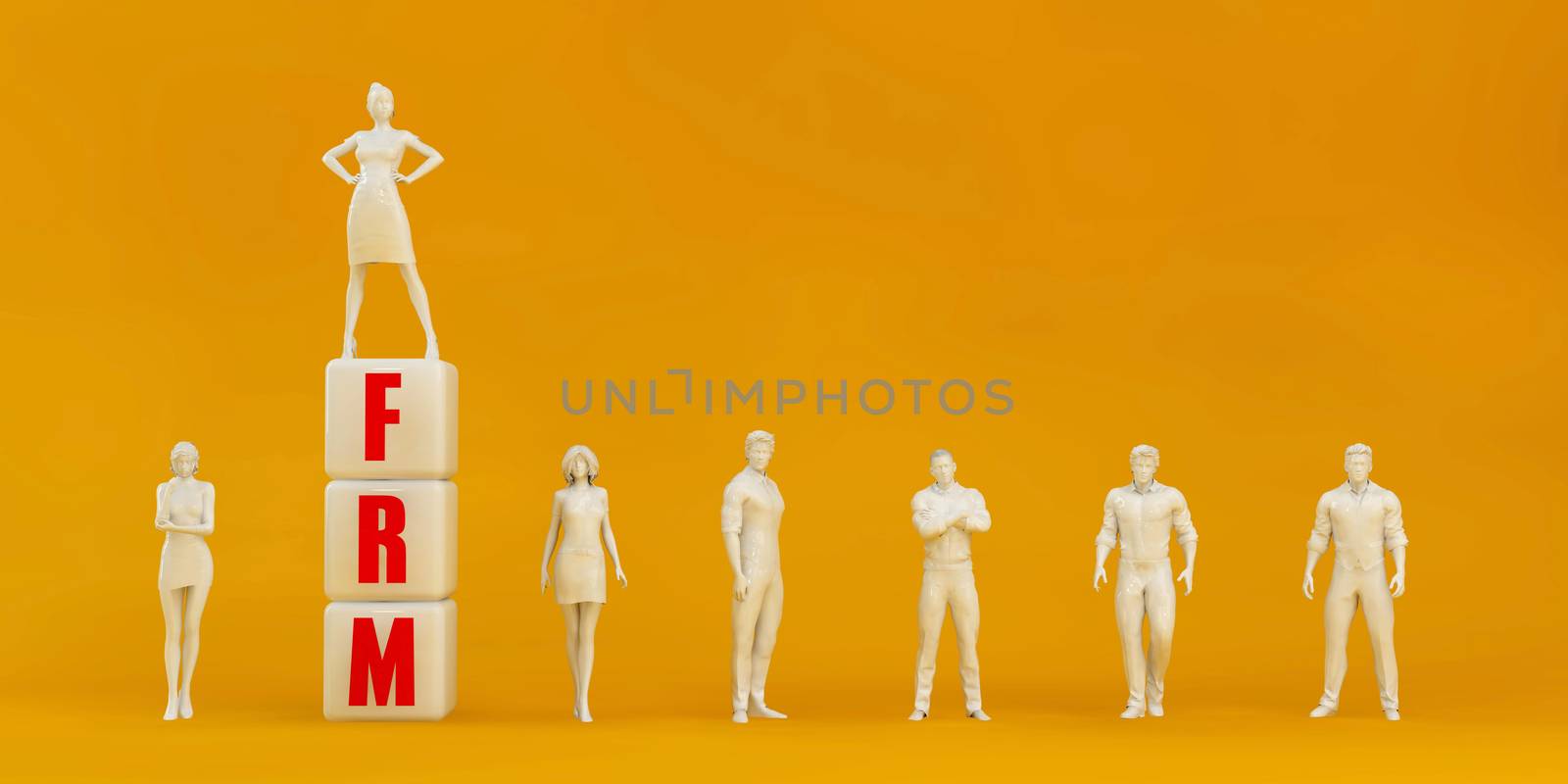 FRM Financial Risk Management Presentation Background in Orange and Red
