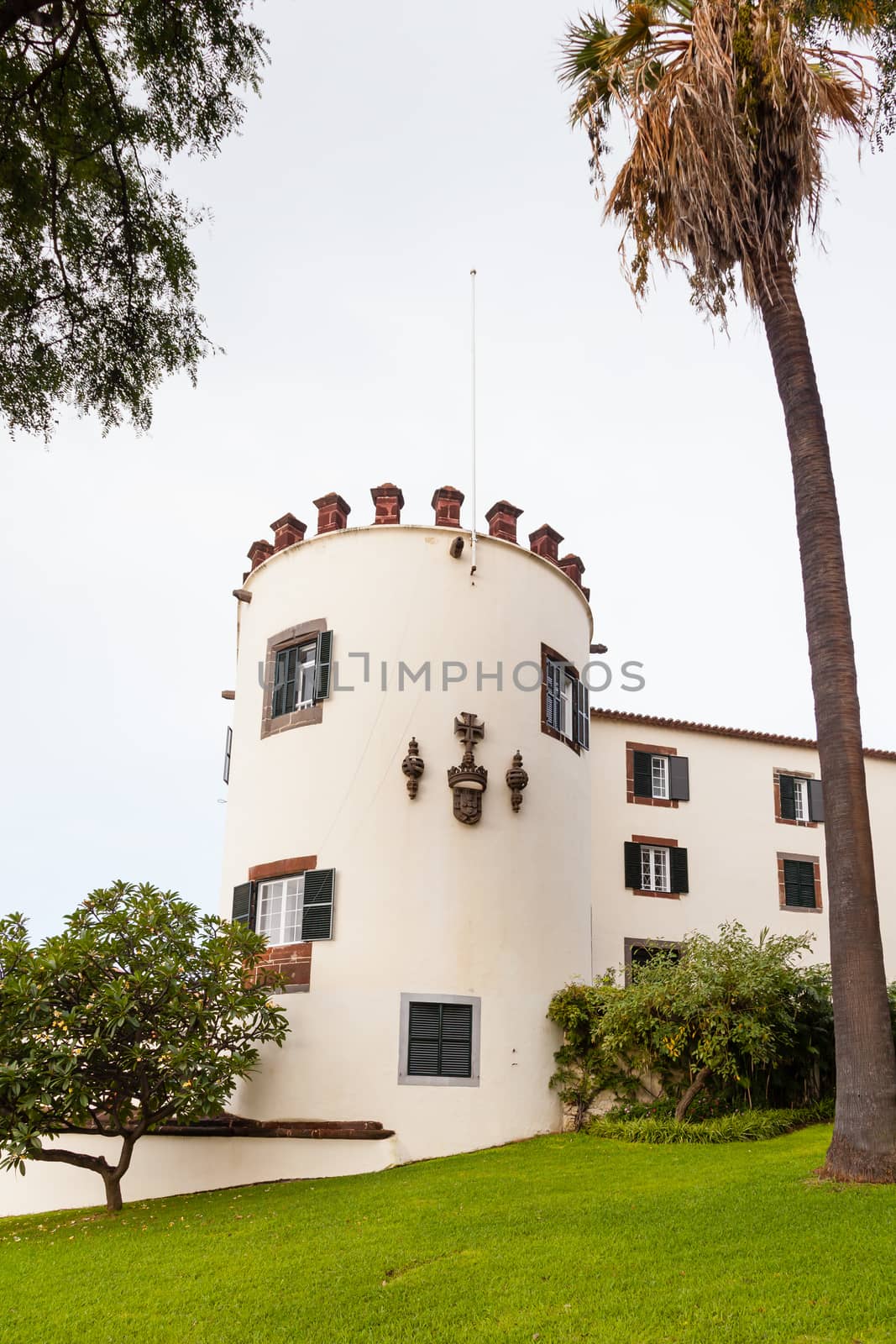 Saint Laurence Palace is pictured in Funchal on the Portuguese island of Madeira.  The palace hosts a military museum.