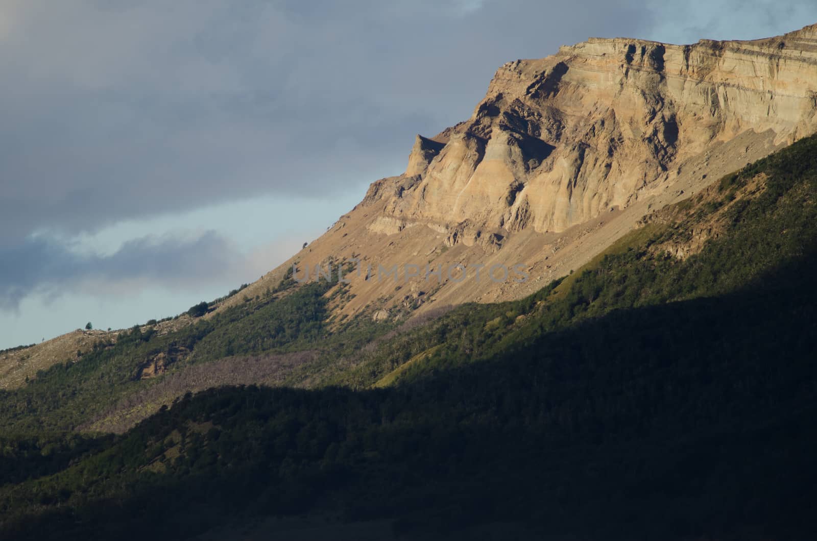 Phillipi mount in the Santa Cruz province. Argentine Patagonia. Argentina.