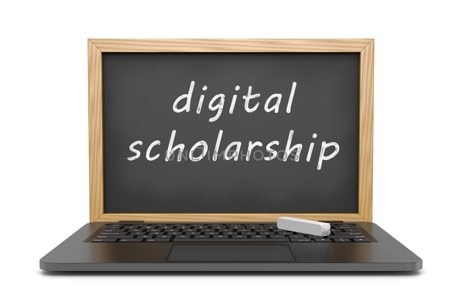 Digital Scholarship, Online Lessons Concept by make