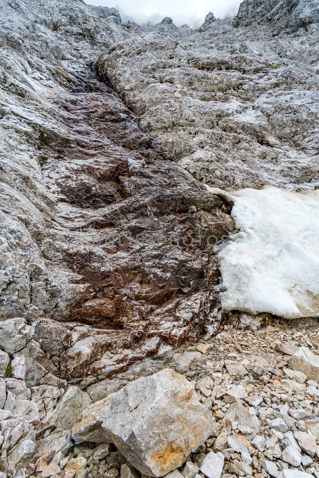 Beautiful hike and climb to the Zugspitze near Ehrwald and Eibsee, the highest mountain in Germany