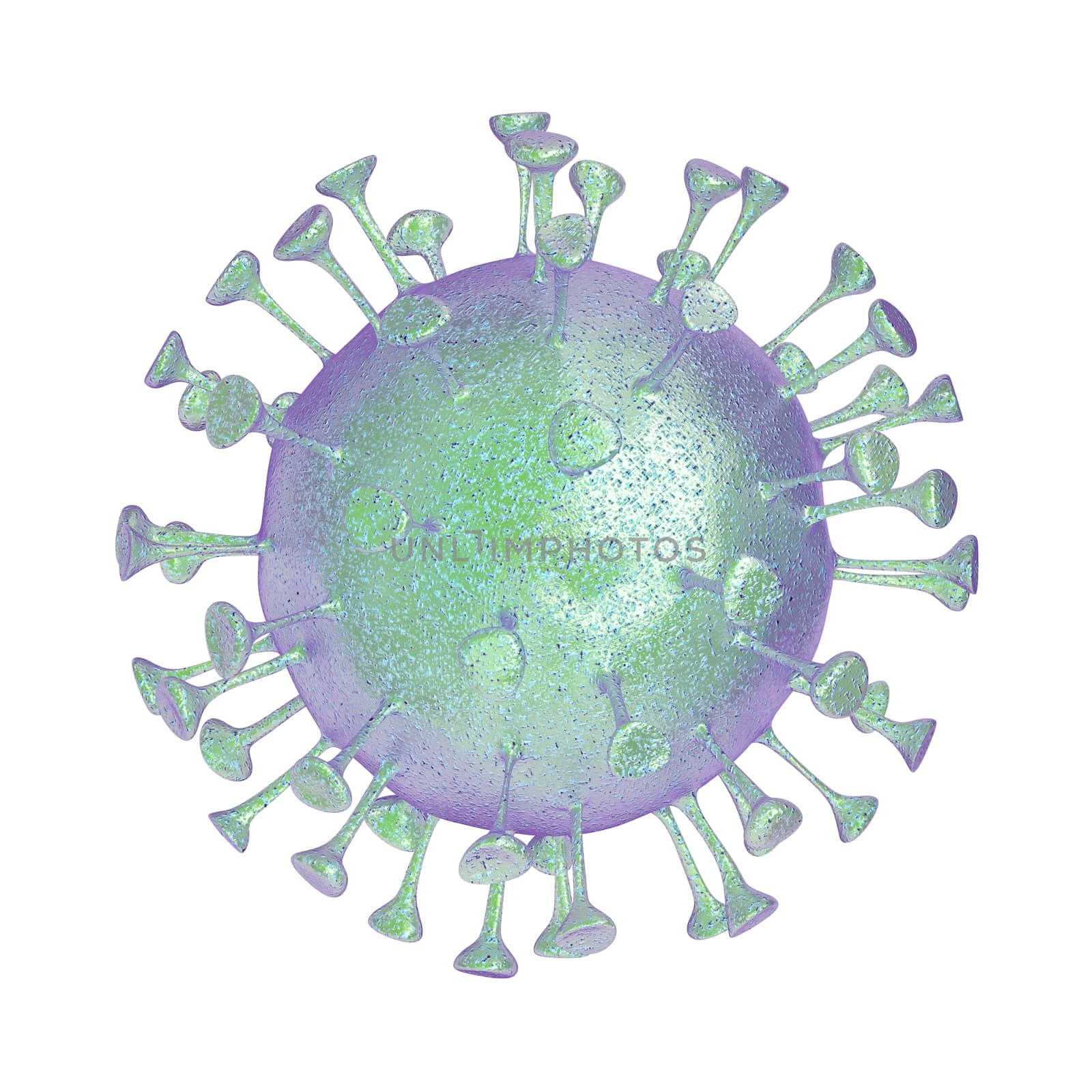 Coronavirus isolated on white by magraphics