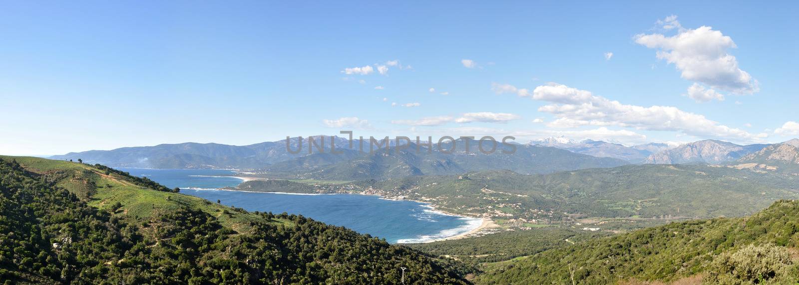 beautiful landscape of southern Corsica, Ajaccio by shovag