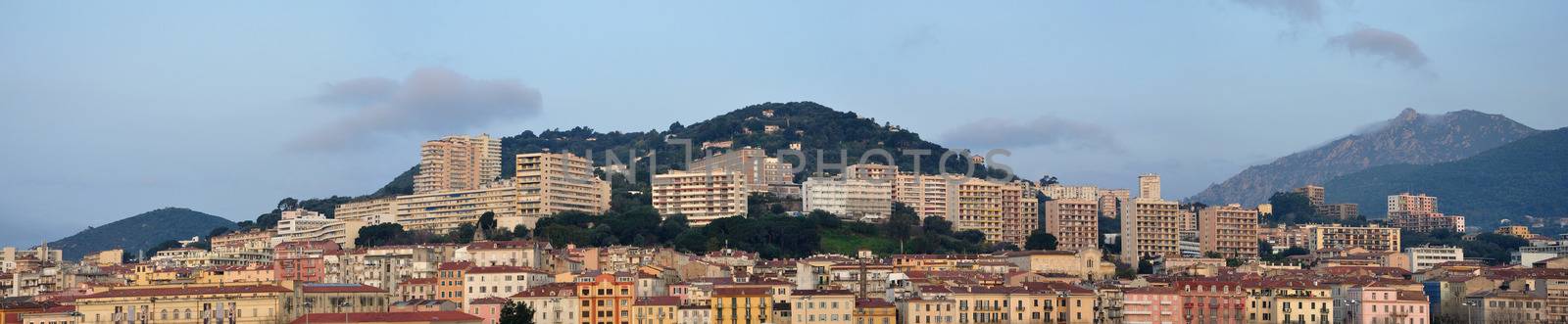 beautiful landscape of southern Corsica, Ajaccio by shovag