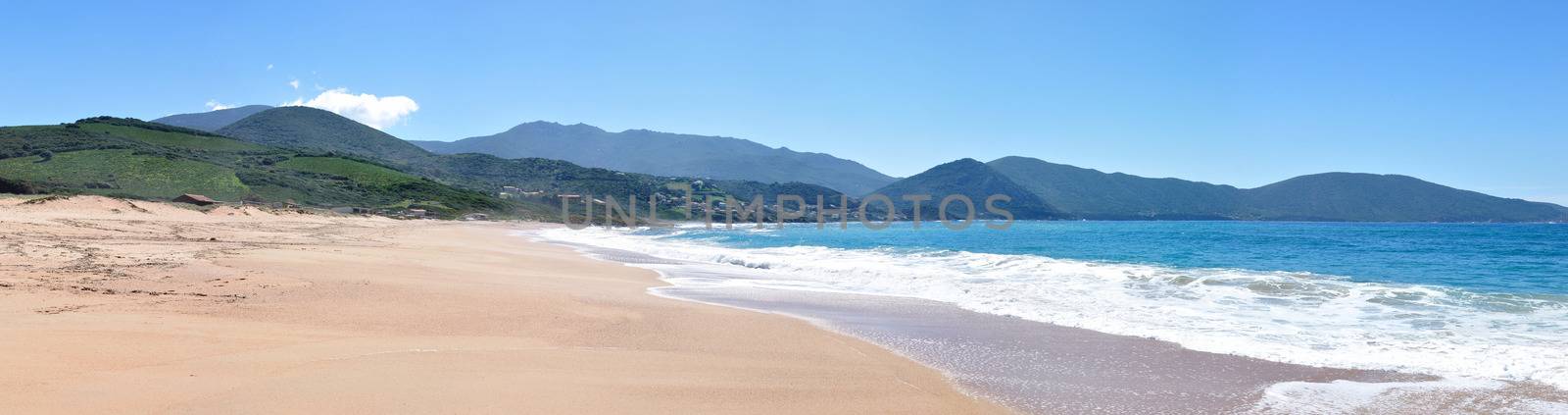 beautiful landscape of southern Corsica, Ajaccio by shovag