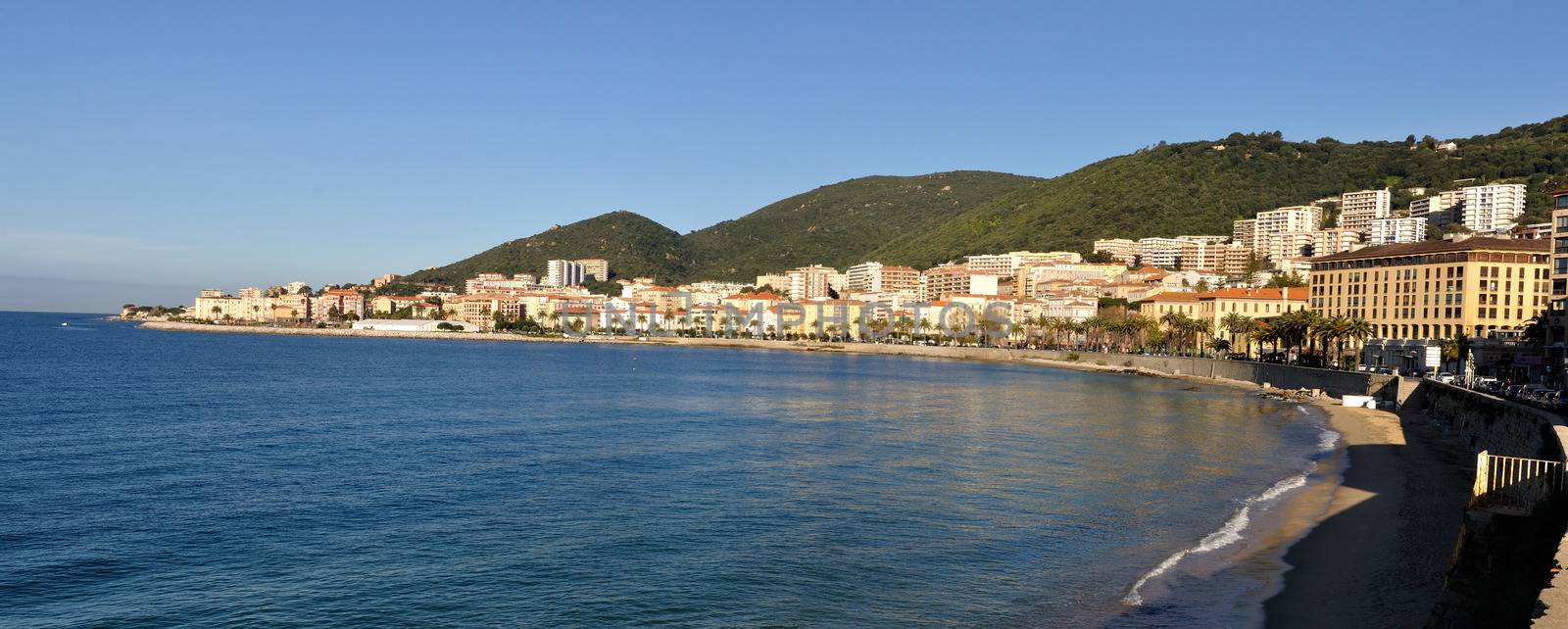 beautiful landscape of southern Corsica, Ajaccio, france