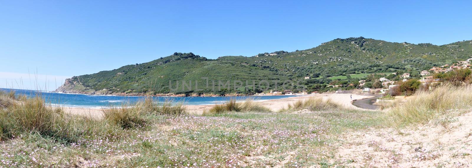 beautiful landscape of southern Corsica, Ajaccio by shovag