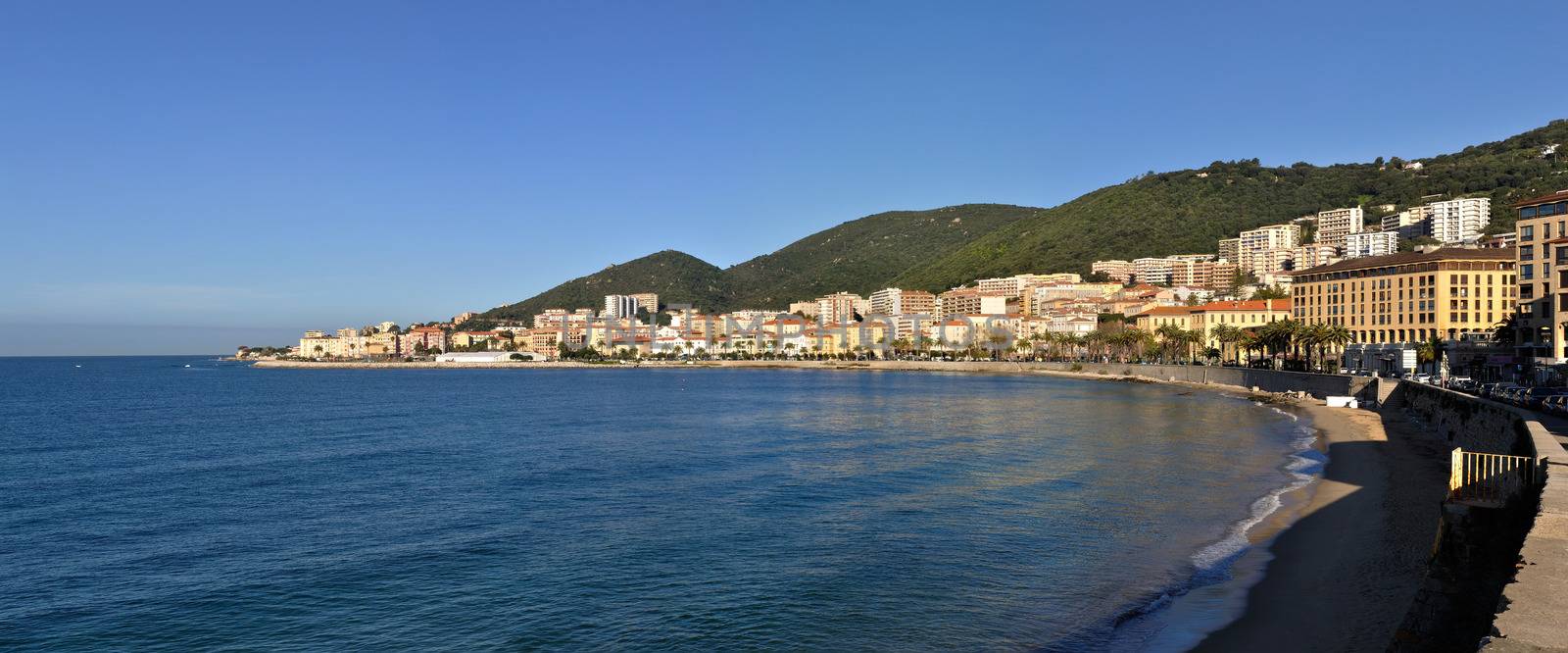 beautiful landscape of southern Corsica, Ajaccio by shovag