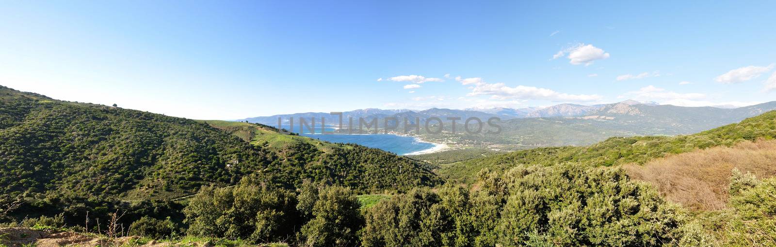 beautiful landscape of southern Corsica, Ajaccio, france