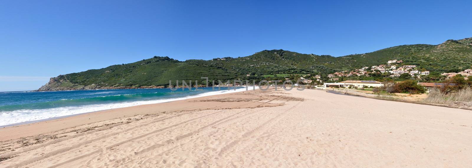 beautiful landscape of southern Corsica, Ajaccio, france