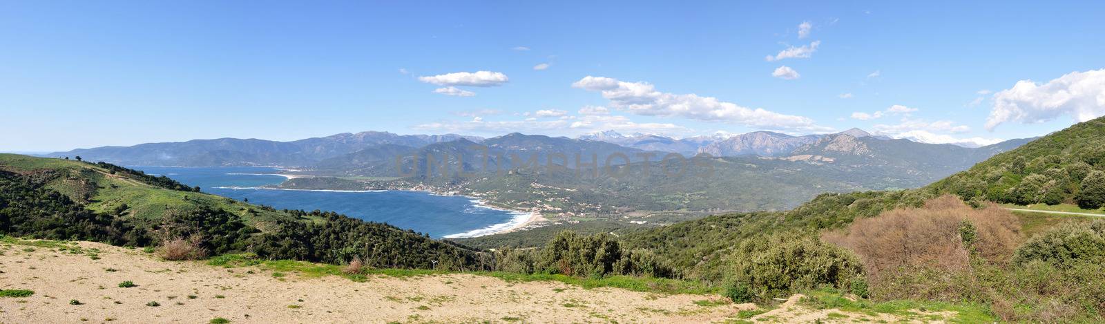 beautiful landscape of southern Corsica, Ajaccio, france