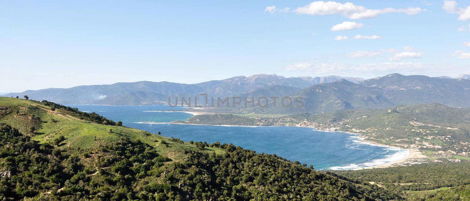 beautiful landscape of southern Corsica, Ajaccio by shovag