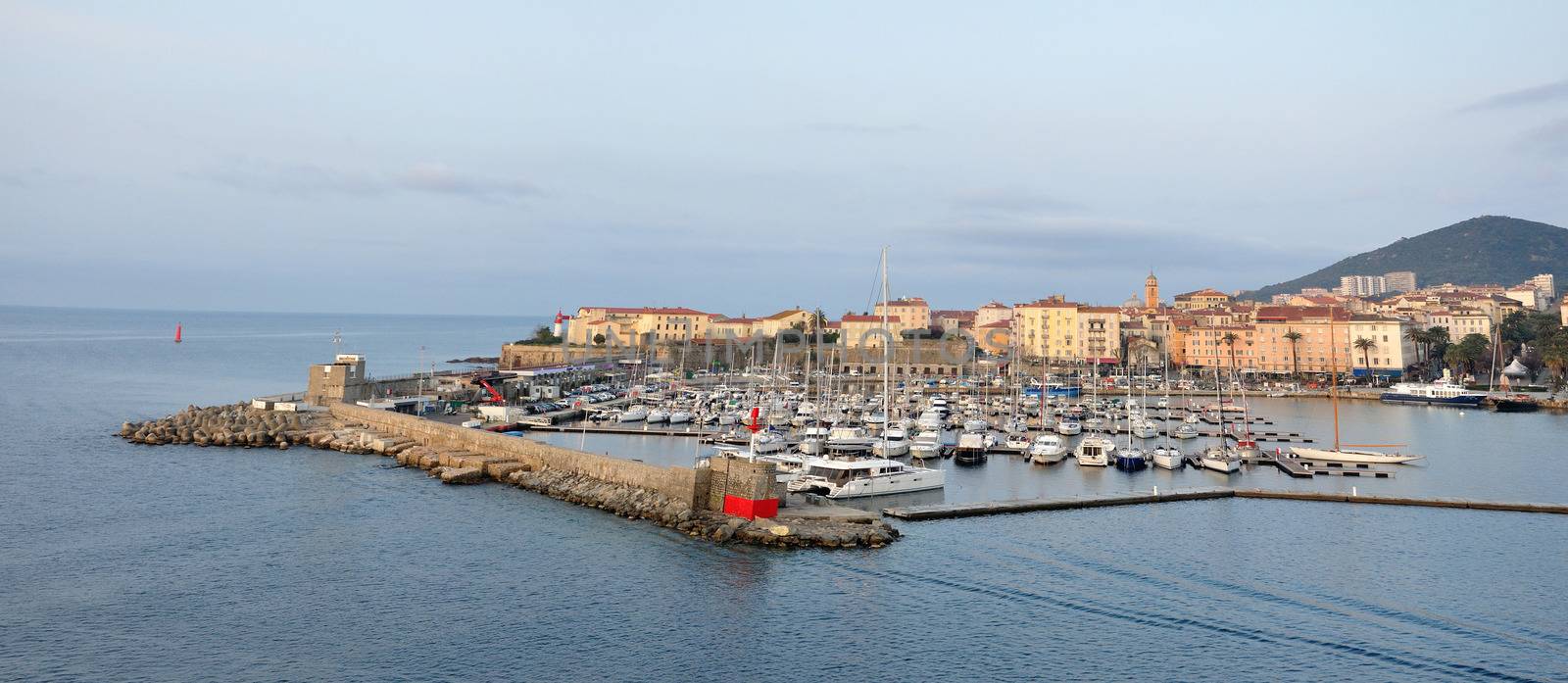 beautiful landscape of southern Corsica, Ajaccio by shovag