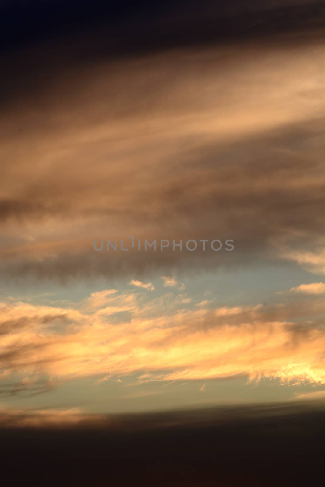 Cloudy sky in rainy season. Nature concept