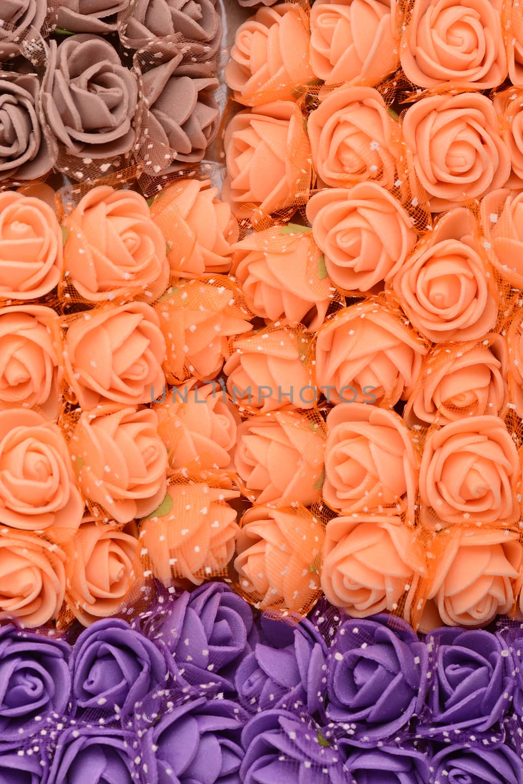 small rose set background, close up shot, valentine day concept. by fotoscool