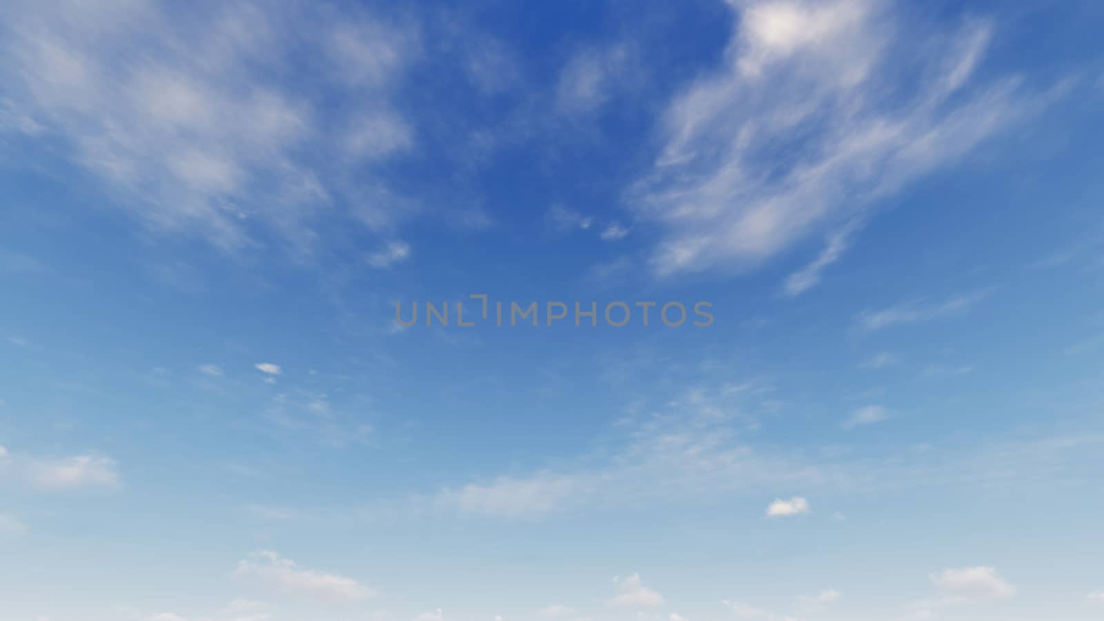 Cloudy blue sky abstract background, blue sky background with tiny clouds, 3d rendering


