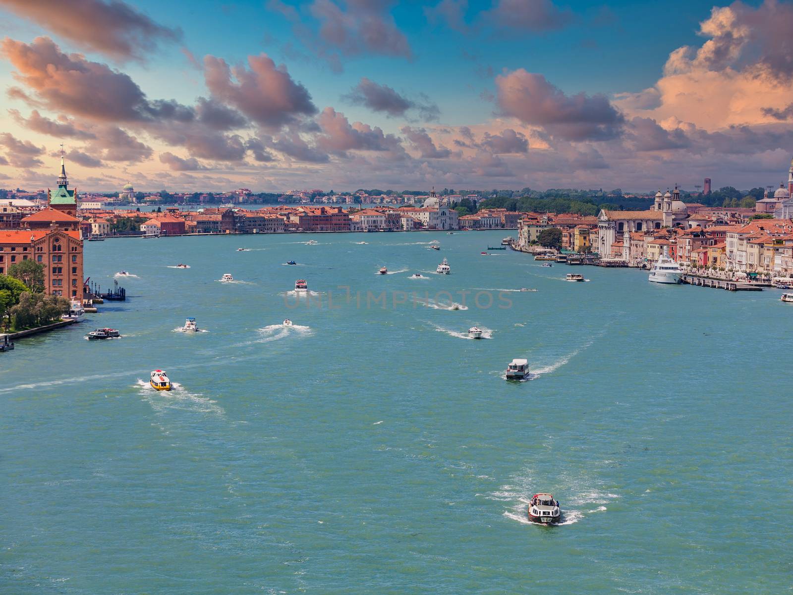 Boating in Venice Canal by dbvirago