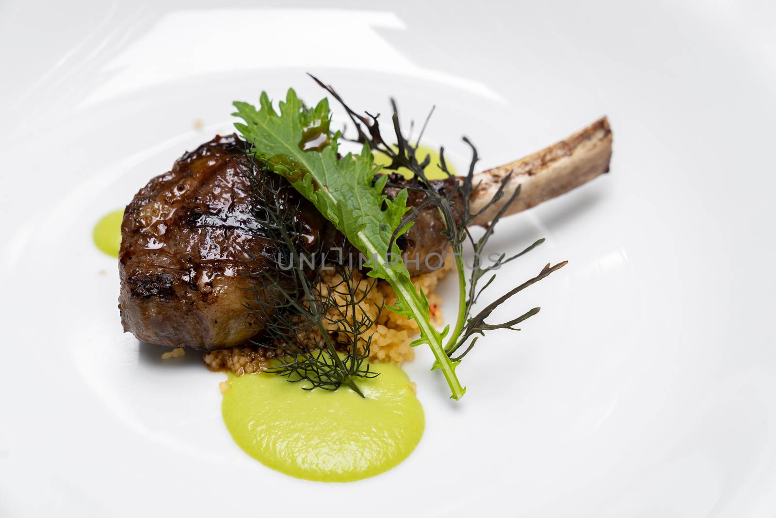 Grilled lamb chop by vichie81