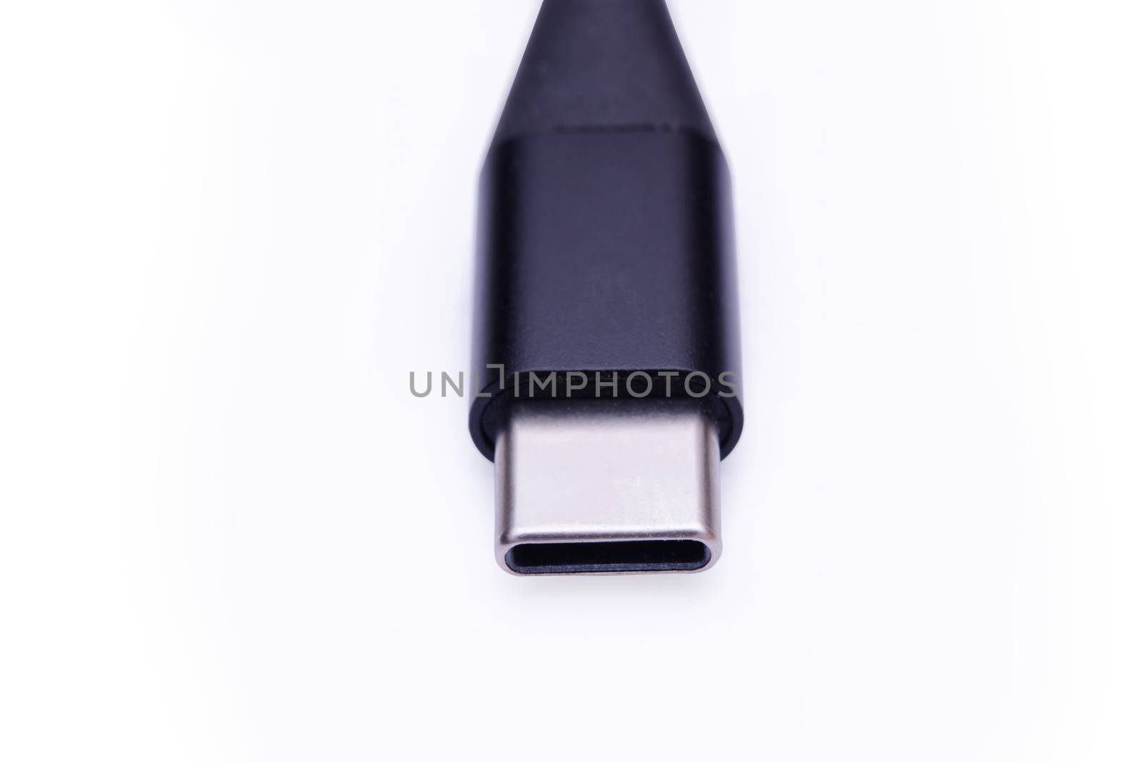 USB Type C, USB-C isolated on white background with clipping pat by sunnygb5