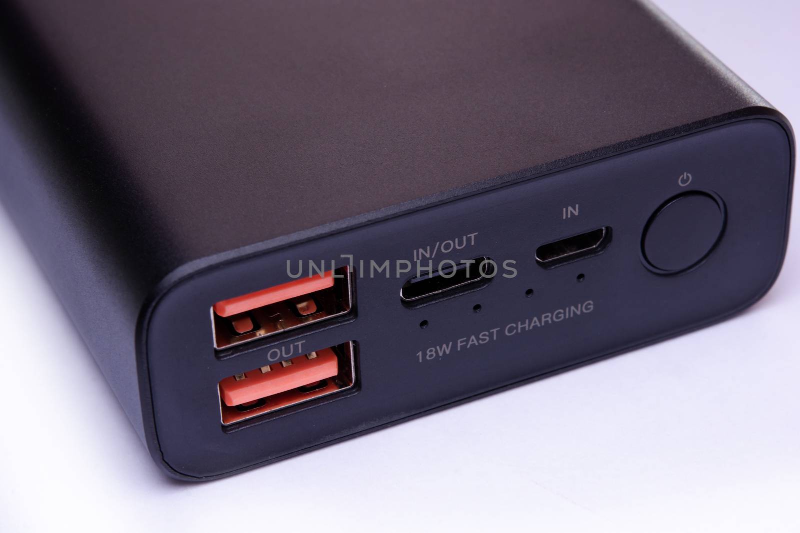 USB, USB Type-C and Micro-USB port on power bank by sunnygb5