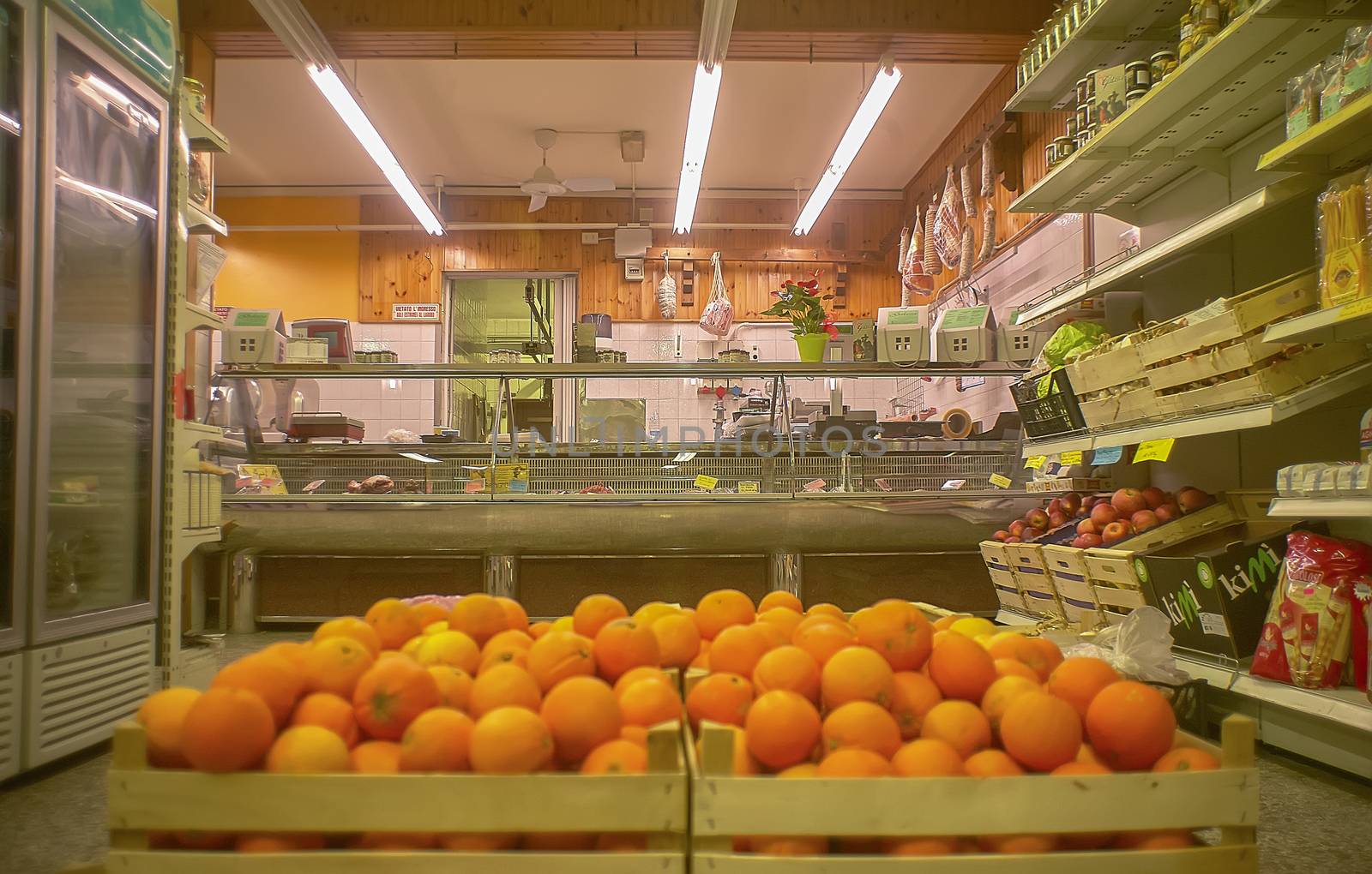 Shelves of a grocery store 40 by pippocarlot