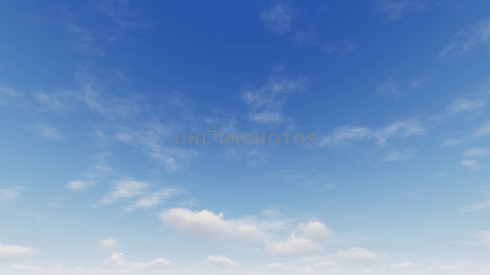 Cloudy blue sky abstract background, blue sky background with tiny clouds, 3d rendering


