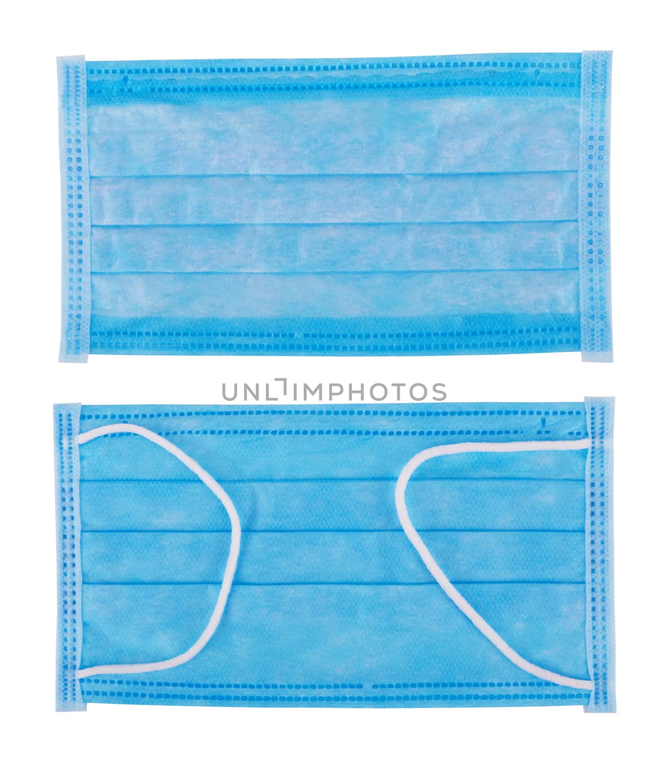 Medical protective dressing isolated on a white bacground