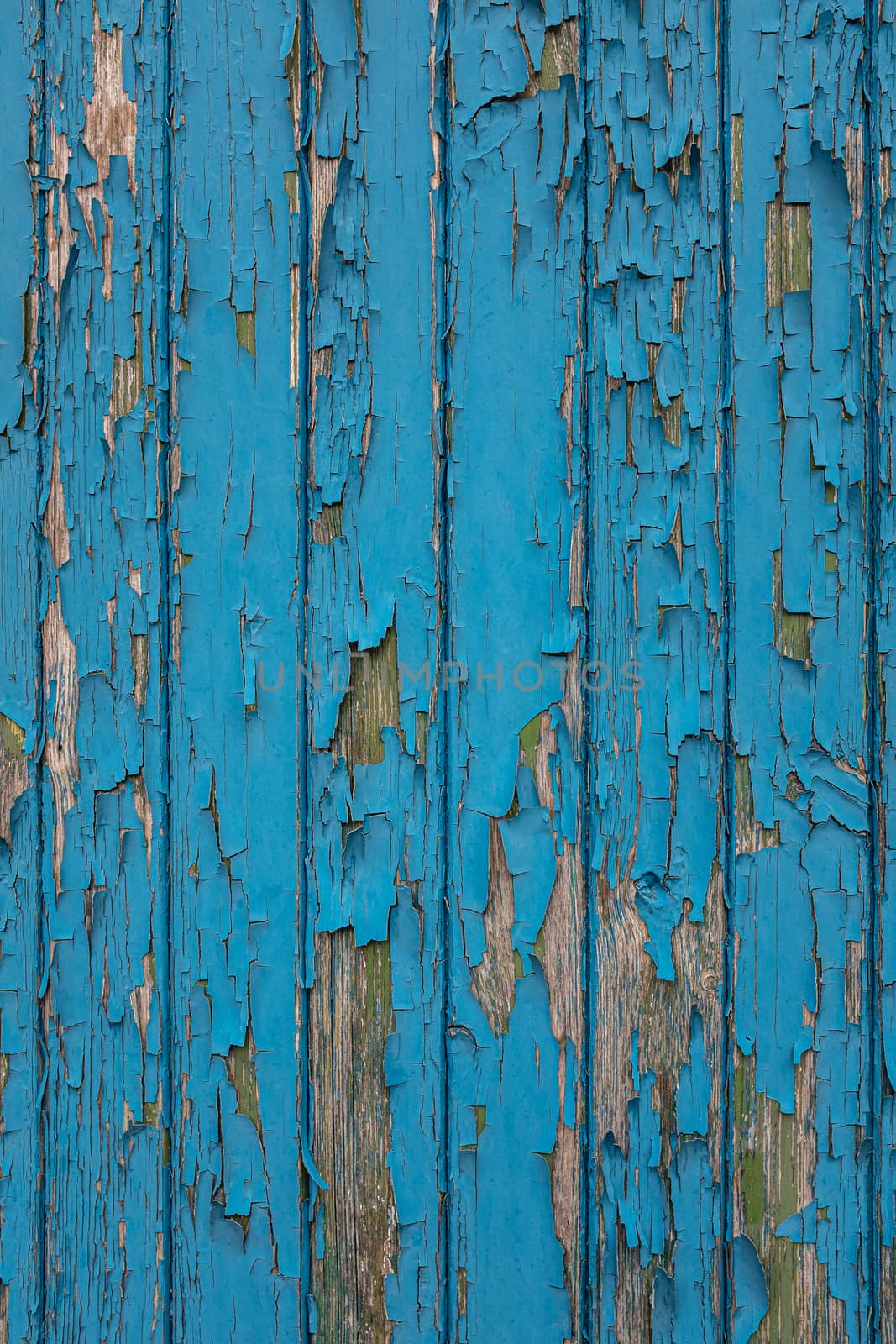 Abstract Background Recession Image Of Peeling Paint On A Factory Door