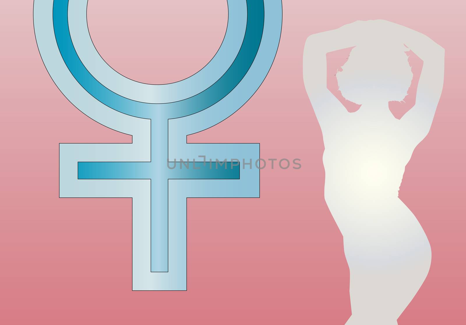 The astrological signs Venus the Goddess of love.