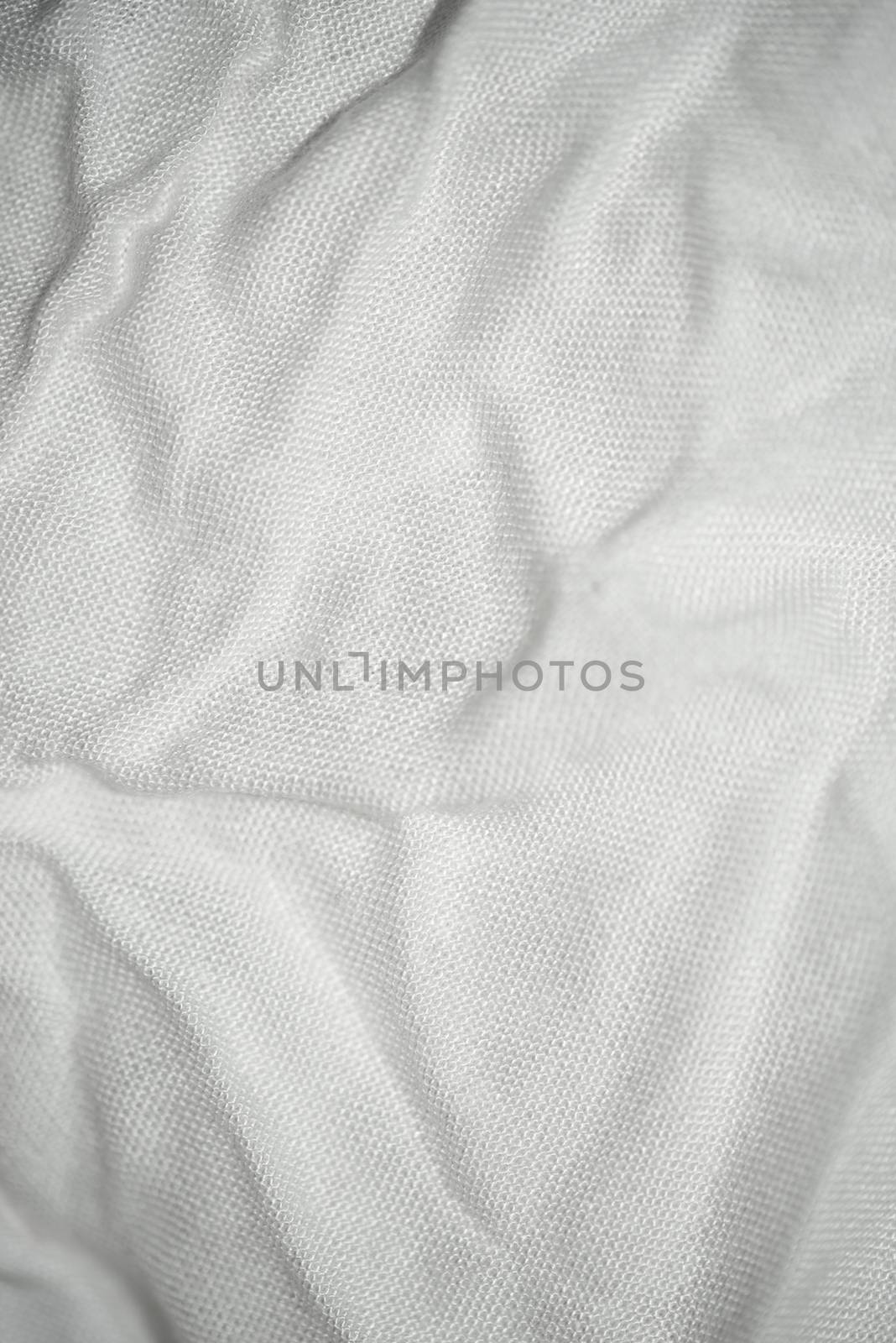 White fabric texture background, Crumpled white fabric texture