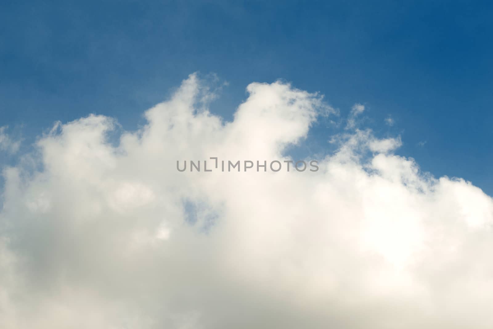 Soft White clouds in the blue sky, Blue sky and clouds background. by shaadjutt36