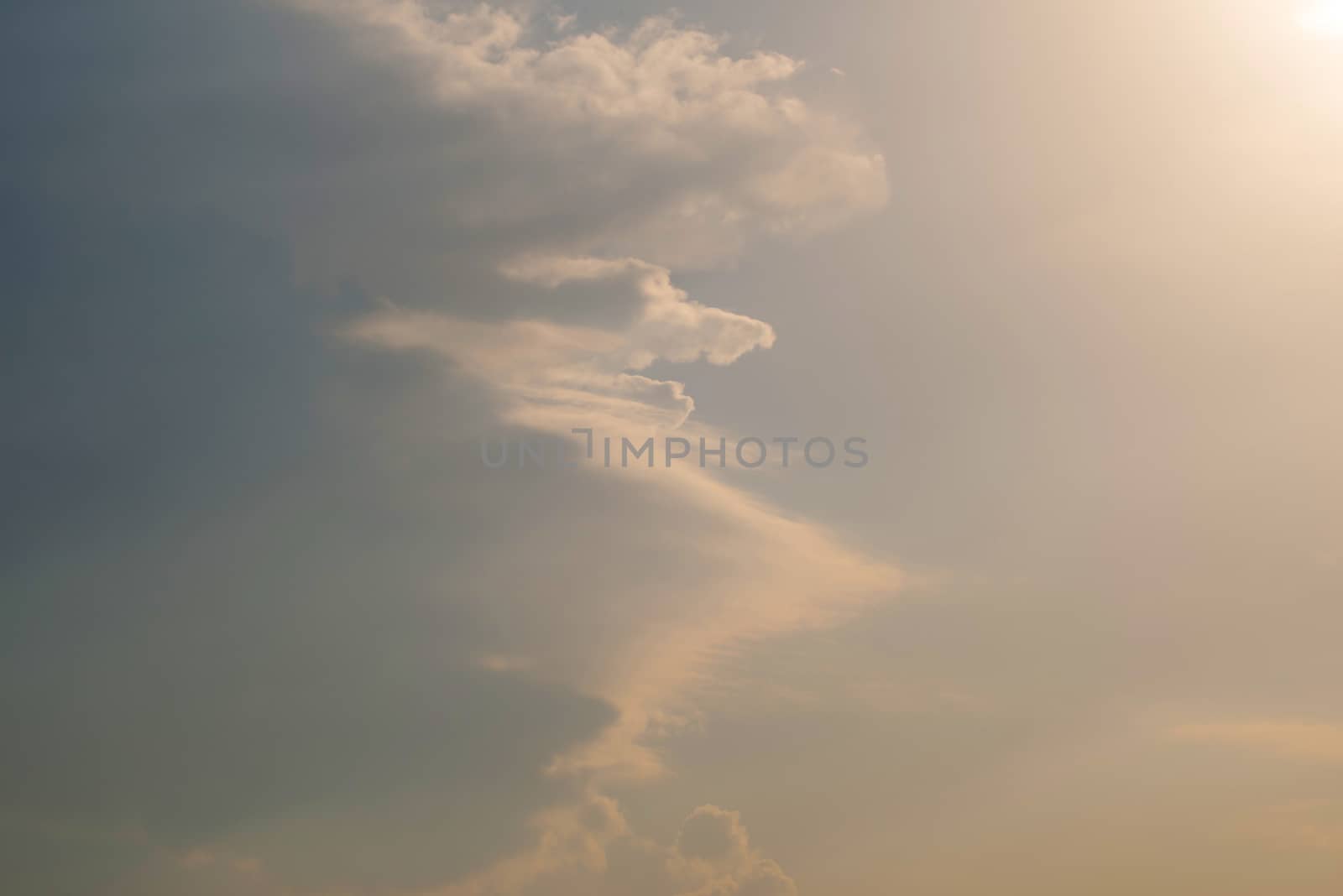 Soft White clouds in the blue sky, Blue sky and clouds background. by shaadjutt36