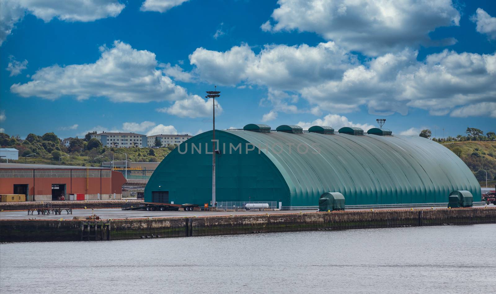 Old Metal Quonset Hut on Coast by dbvirago