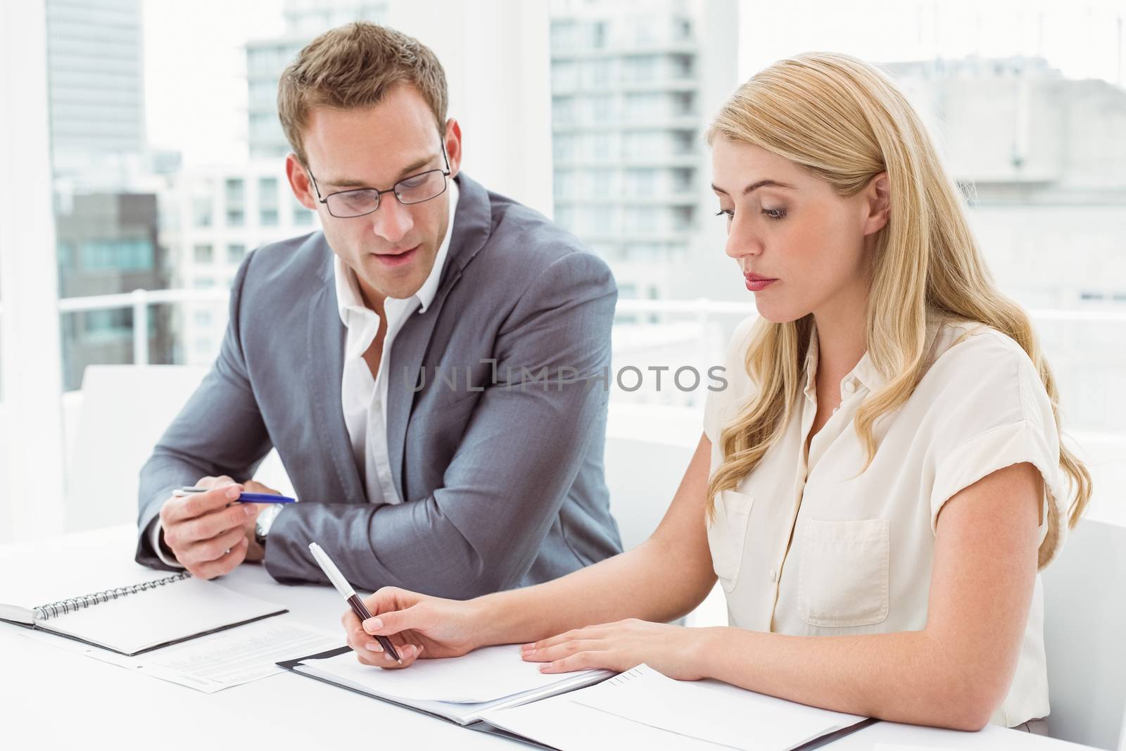 Young business people in meeting at office