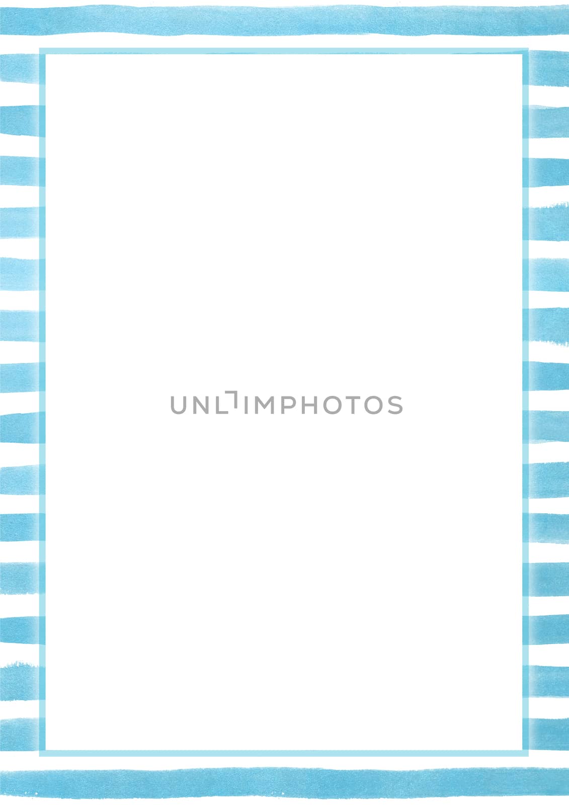 Vertical sky blue painting strip pattern blank background 