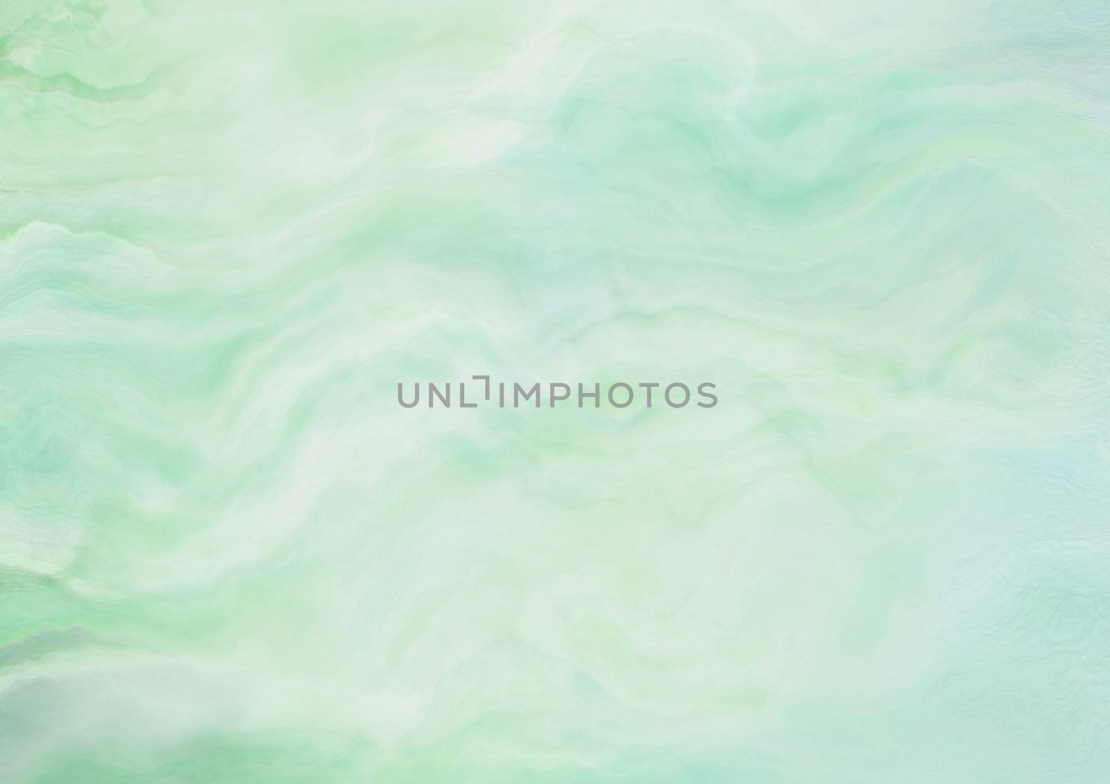 The horizontal gradient green mixed watercolor painting textured paper backbround