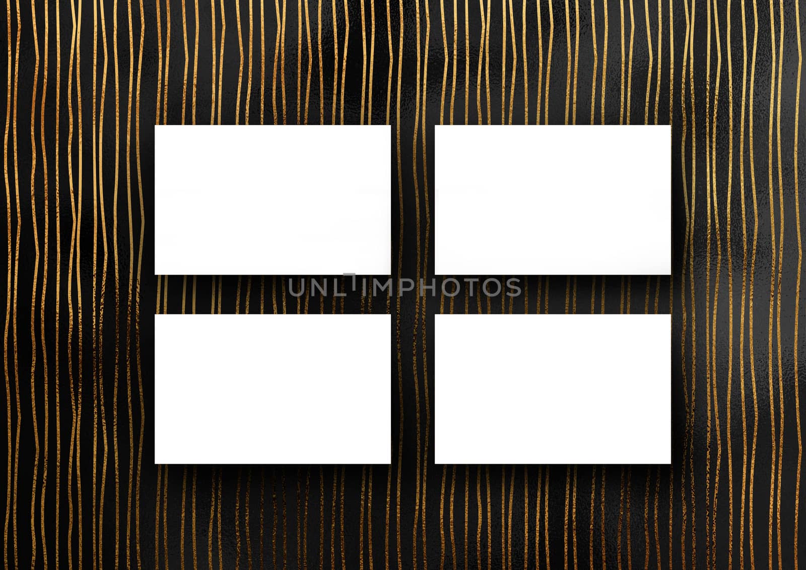 Namecard mockup template background with crooked line pattern ba by cougarsan