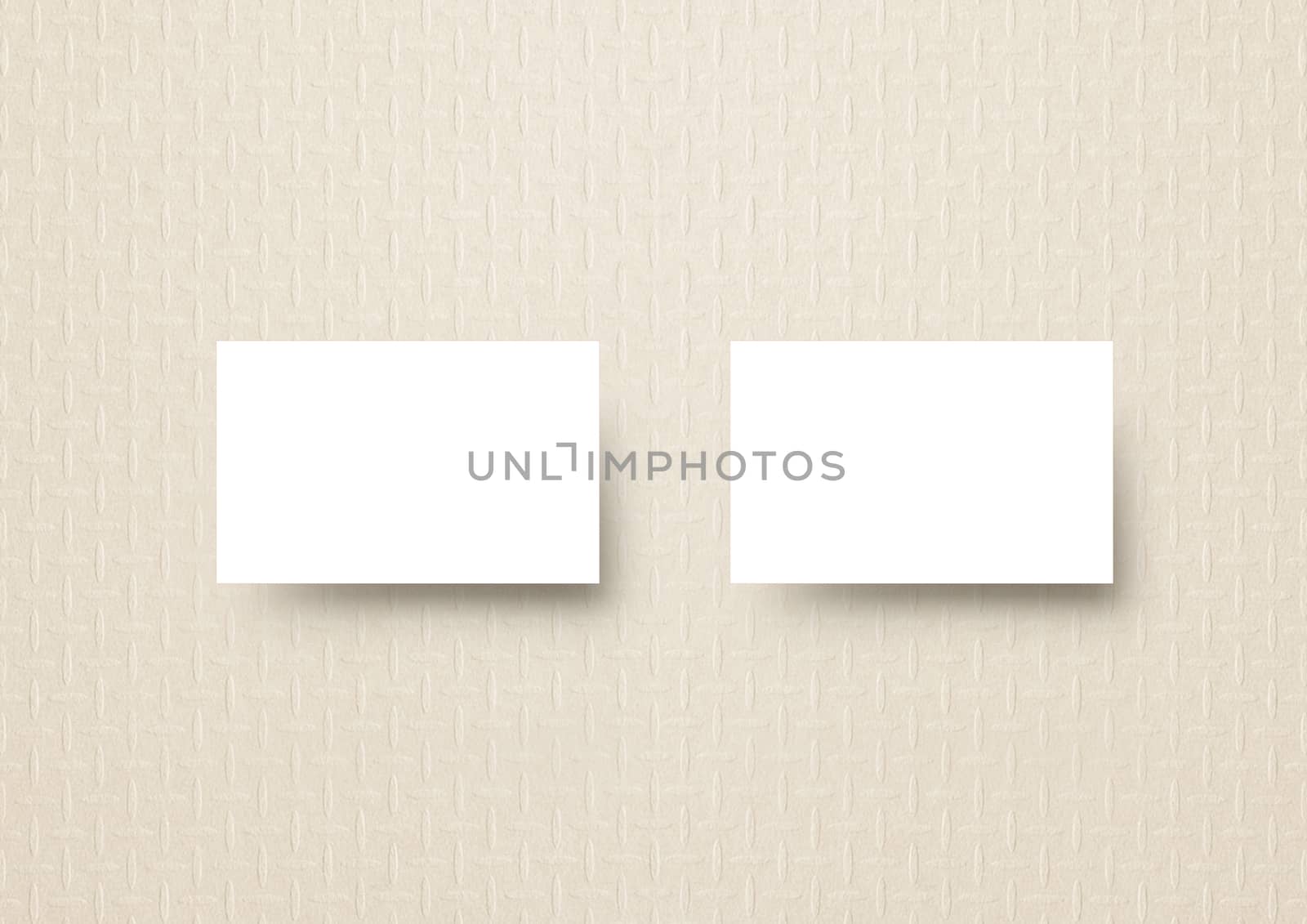 Business card mock-up template pastel neutral sand fashion patte by cougarsan