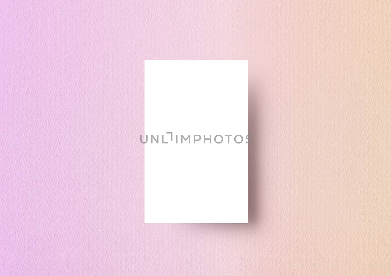 Naemcard mockup template gradient paastel textured paper backbro by cougarsan