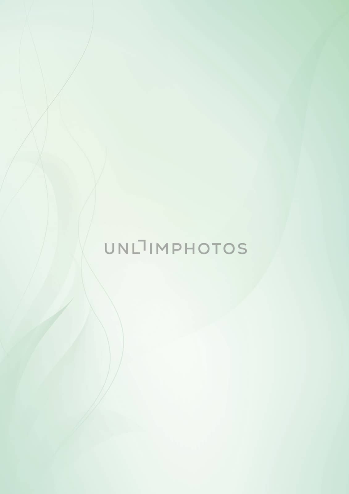 Soft and light green gradient vertical paper background  by cougarsan