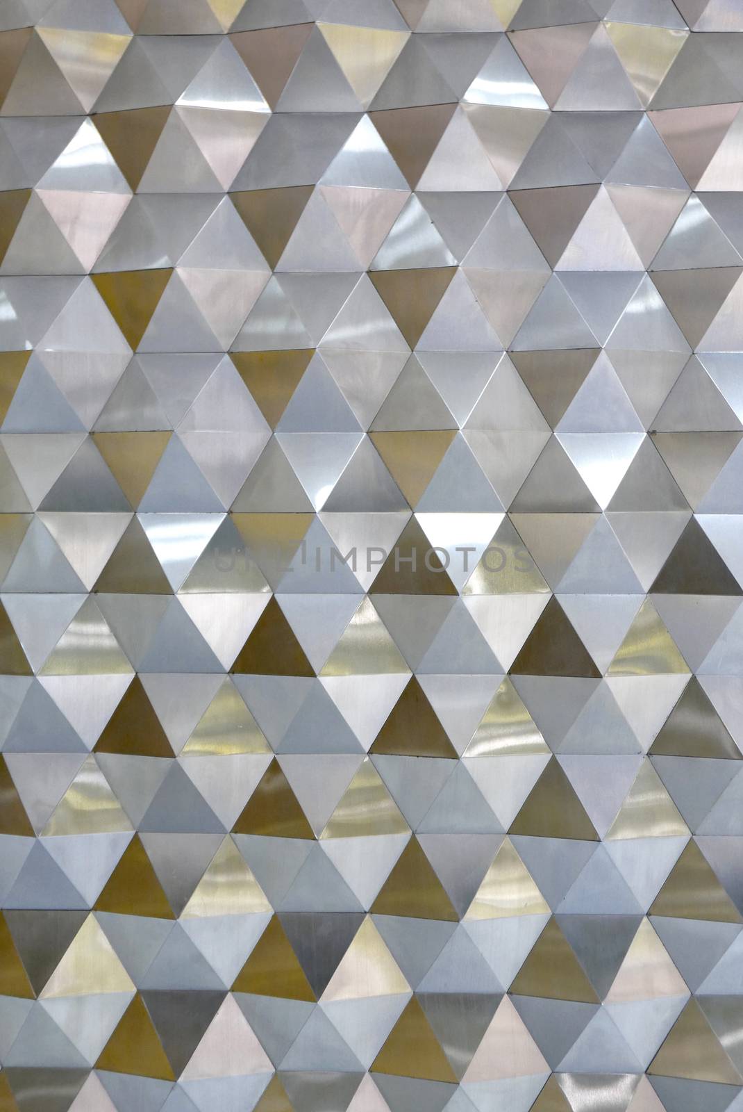 Vertical restaurant wall background with the
 triangle pattern