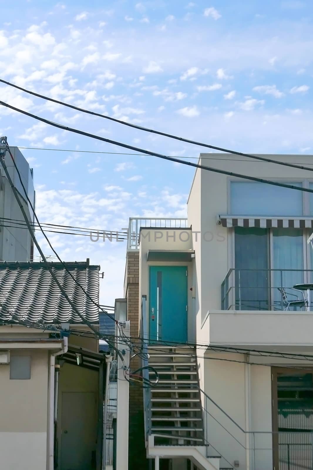 Japanese Houses in residential area Tokyo Japan