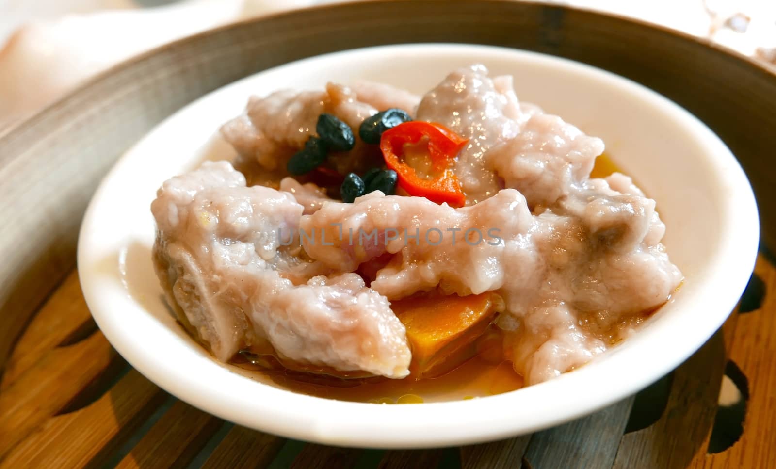 Chinese food dim sum Steamed pork ribs by cougarsan