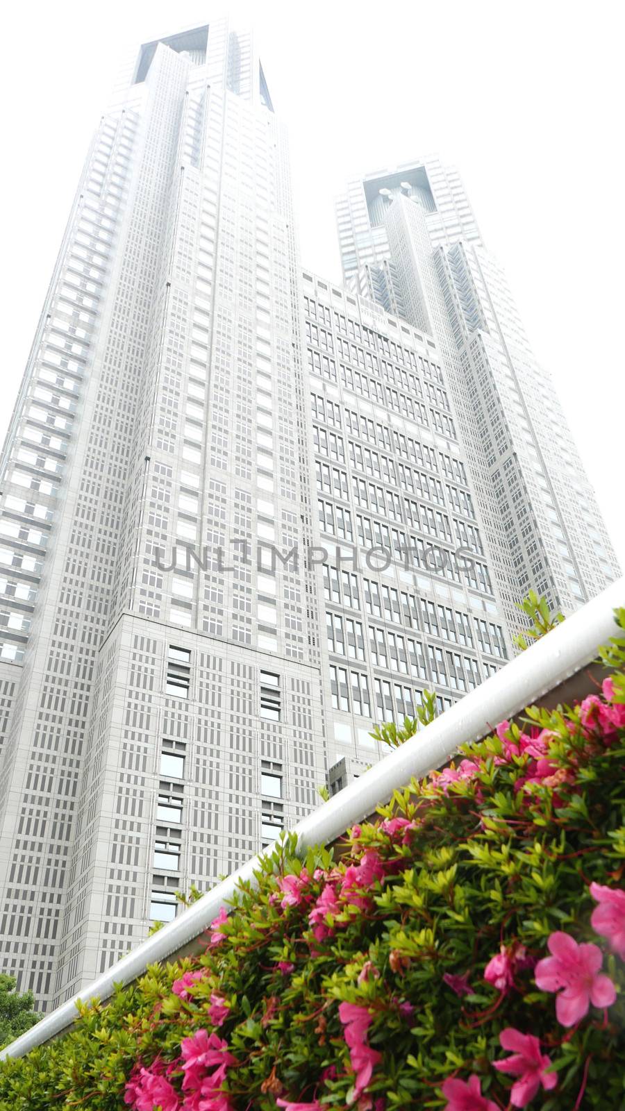 Japan Tokyo government main building in Shinjuku