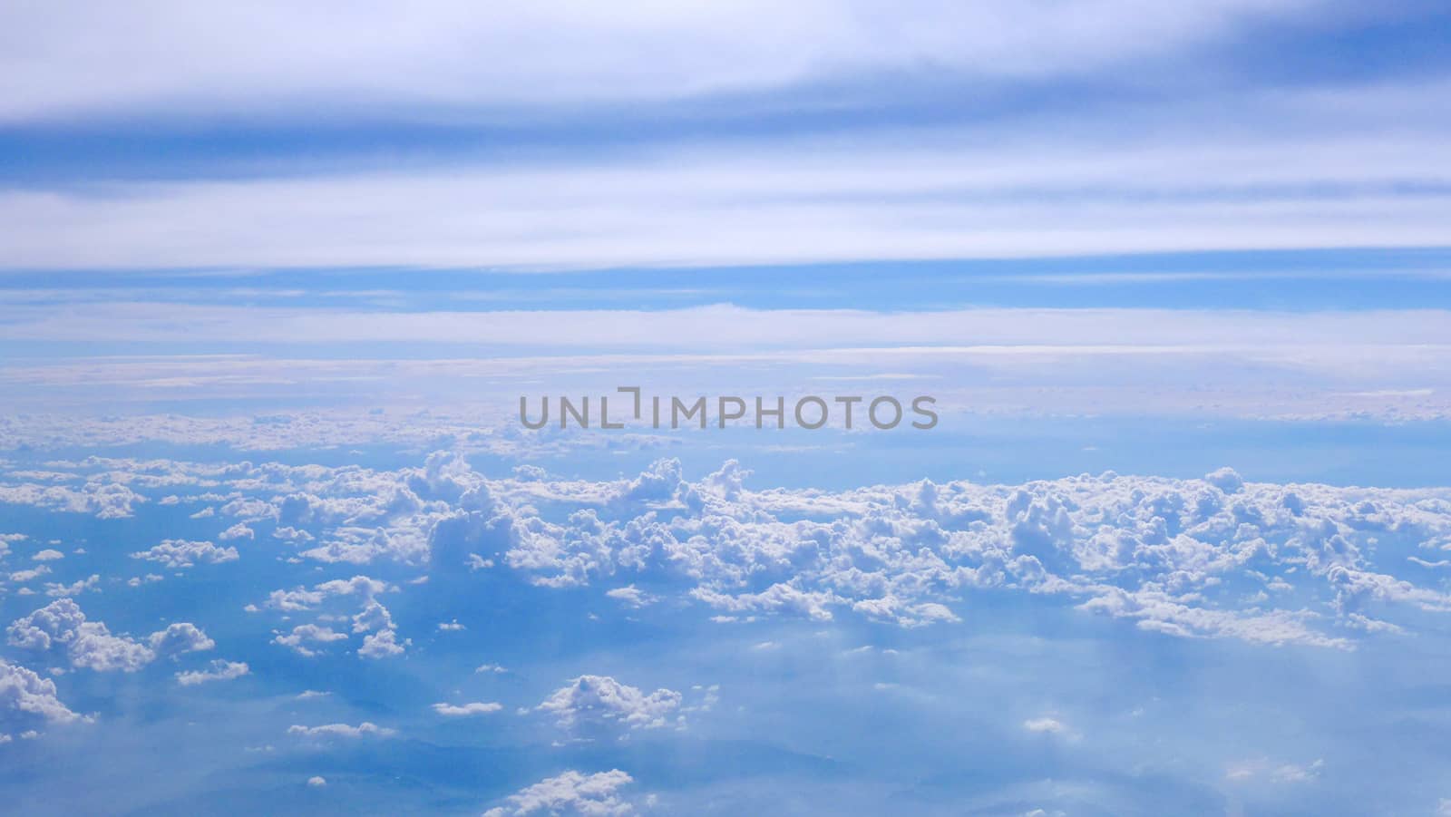 Nice clouds in the blue sky